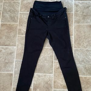 Old Navy Maternity Rockstar Jeans Black 14